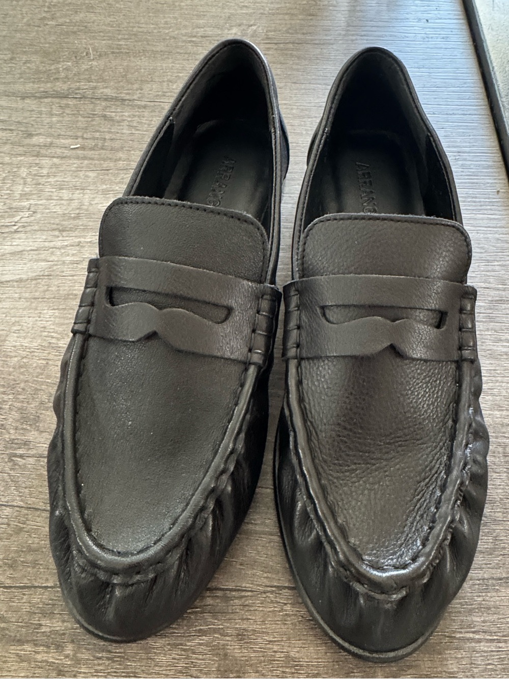 ARRANGE Premium Leather Loafers in black
